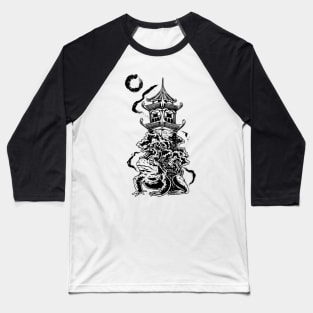 Toad House (Black) Baseball T-Shirt